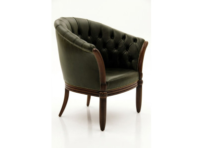Meubles de design de luxe Chaises Fauteuil classique Textile Salon Lounge nouveau