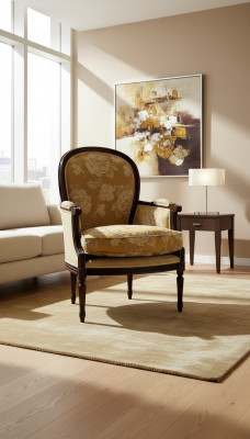 Salon Lounge Mobilier de luxe Design Chaises new Moderne Conception Fauteuil Textile