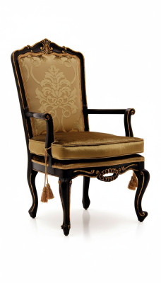 Chaises Salon Salle à manger Fauteuil Chaise rembourrée Accoudoir Trône Fauteuil Chaise