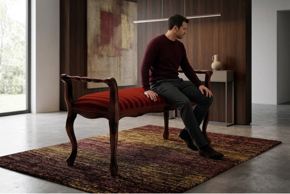 Pouf Tabouret Rembourré Siège Tabouret Repose-pieds Pouf Banc Tabouret