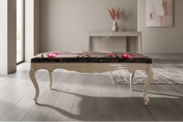 Tabouret Canapé Pouf Tapisserie Tabouret d'appoint Repose-pieds Repose-pieds Ottomane Tabouret Siège Artdéco neuf