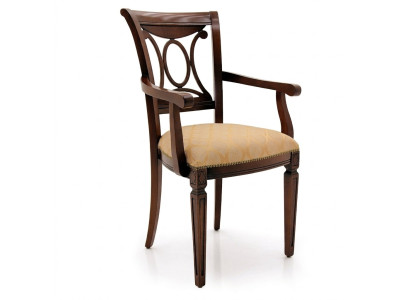 Design Upholstery Sitzstuhl Büro Esszimmer Holzstuhl mit Armlehne Klassisch neu.