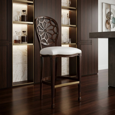 Rembourrage Chaises Salon Club Luxe Chaise en Bois Fauteuil de Conception Chaise Tabouret de Bar Tabouret de Bar
