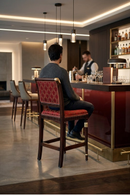 Tabourets de bar Tabouret de bar Chaises de comptoir Tabouret de bar Chaise de bar Fauteuil en velours