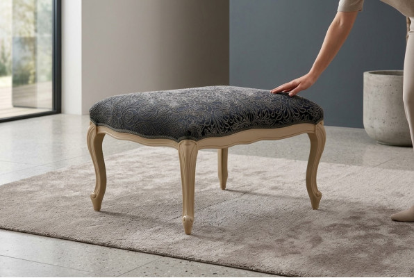 Tabouret latéral Repose-pieds Ottoman Tabouret de meubles Canapés Tabouret Pouf Canapé Tapisserie