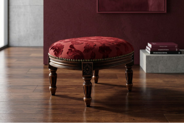 Tabouret rembourré au design luxueux : tabouret multifonctionnel au style exquis