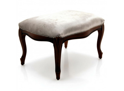 Siège ottoman Chaise rembourrée Pufa Bleu nouveau Design Tabouret rembourré Repose-pieds
