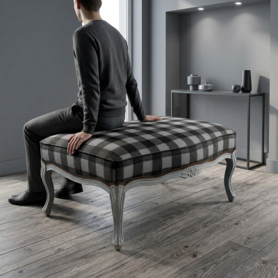 Meuble ottoman tabouret repose-pieds ottoman tabouret canapé pouf rembourrage tabouret d'appoint