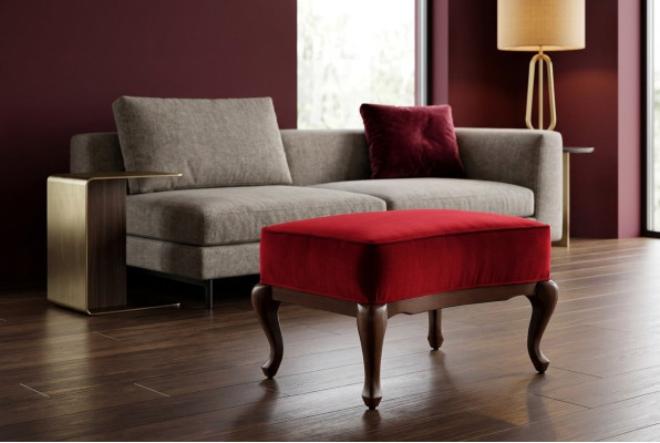 Salon Designer Pufa Textile tissu nouveau Tabouret Repose-pieds Tabouret Pouf