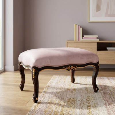 Chaise longue ottomane Banquette tabouret de designer textile Tabouret Repose-pieds Tabouret d'appoint