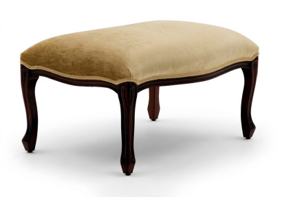 Bancs de vie en textile beige Design Tabouret Tabouret rembourré Étagère pour les pieds Meubles