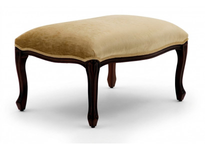 Bancs de vie en textile beige Design Tabouret Tabouret rembourré Étagère pour les pieds Meubles