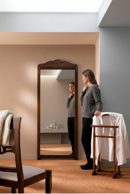 Cadre en bois véritable de designer Real Wood XL Mirror 84*3*205 cm Meubles miroirs neufs