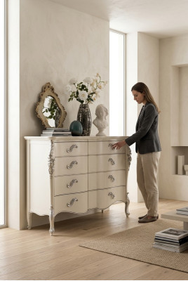 Séjour Bois Moderne Luxe Design Italie Commode Meuble Buffet Classique