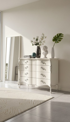 Séjour Bois Moderne Luxe Design Italie Commode Meuble Buffet Classique
