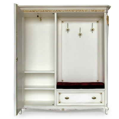 Portemanteau Vêtements Manteau Armoire Entrée Miroir Italien Porte-manteau