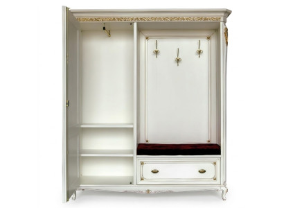 Portemanteau Vêtements Manteau Armoire Entrée Miroir Italien Porte-manteau