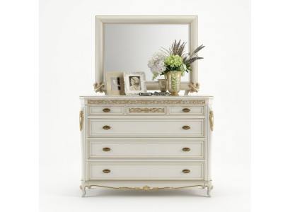 Haute commode Buffet Commodes 5 tiroirs Armoire haute Armoire Mobilier en bois neuf