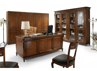 Design Bureau Table Bureau Fauteuil Ameublement Table Chaise 2 pièces. Bois massif