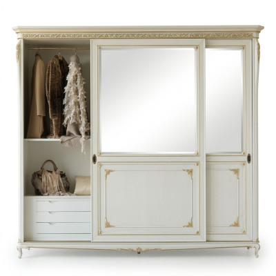 Armoires Buffet Nouveau Design Polyvalent Bois Nouveau Étagère Classique Garde-Robe vêtements.