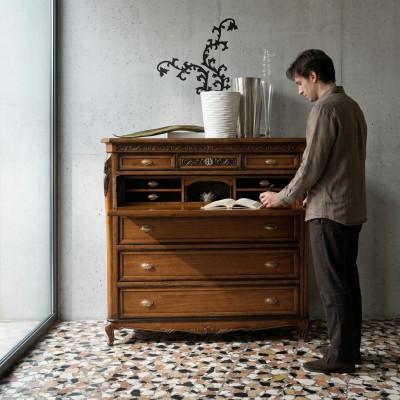 Salon Étagère De Luxe Commode De Designer Buffet Bas Armoire
