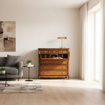 Salon Étagère De Luxe Commode De Designer Buffet Bas Armoire