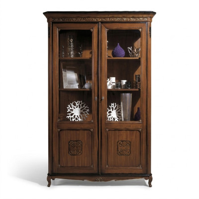 Vitrines Armoire en verre Vitrine en bois massif Mobilier de salon Buffet en bois massif