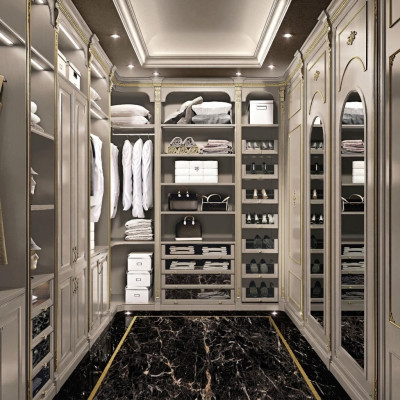 Vestiaire à vêtements sur pied Luxe Vestiaire Classique Portemanteau sur Mesure
