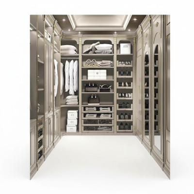 Vestiaire à vêtements sur pied Luxe Vestiaire Classique Portemanteau sur Mesure