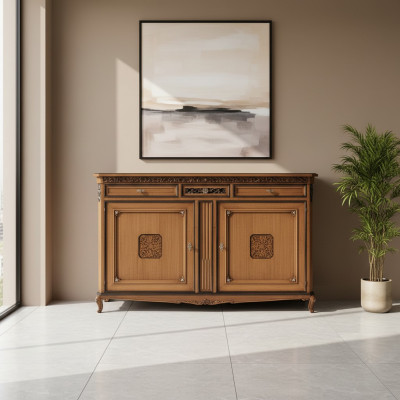 Conception Commode Armoires Tiroirs Étagère Étagères Bois Buffet Armoire Bois massif