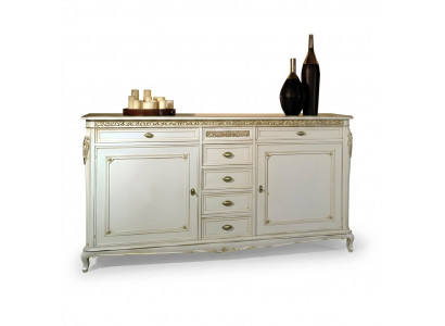 Étagère basse de côté Armoire Placard Étagère Salle de séjour Bois Armoires Design Commode Buffet