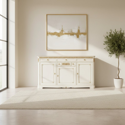 Bahut Commodes Étagère Bois Armoire Buffet Designer Commodes