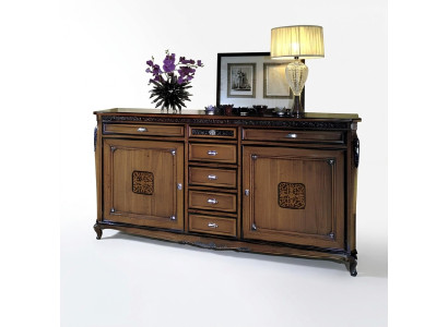 Salle de séjour Buffet en bois Armoire Buffet Buffet neuf Buffet Buffet Tiroir Vitrine
