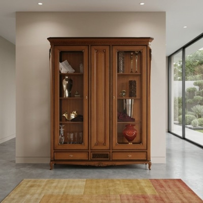 Vitrine Étagère Bibliothèque Unité murale Armoire Mobilier Étagères Armoires Mobilier mural
