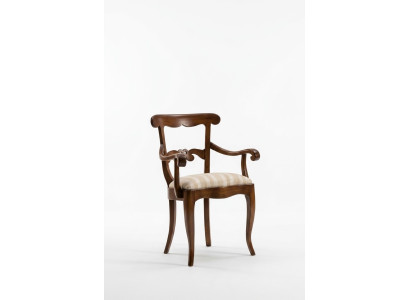 Chaise rembourrée avec accoudoir fauteuil de luxe chaises de salle à manger de salon chaise de salle à manger