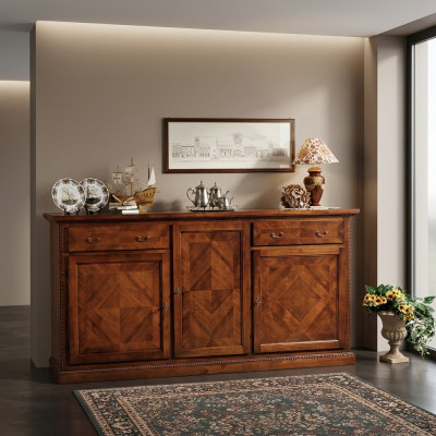 Commode Tiroirs Bois Buffet Armoire Armoires Commodes Solides Tiroirs Salon