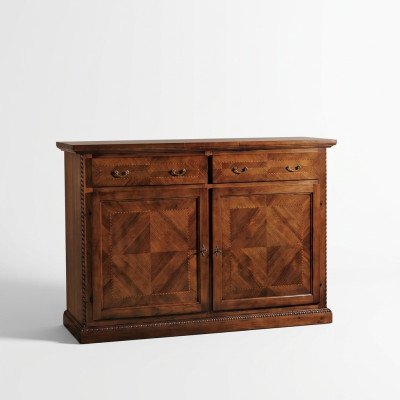Commode Meuble en bois massif Commode Bahut Buffet Brun Bahuts Armoire