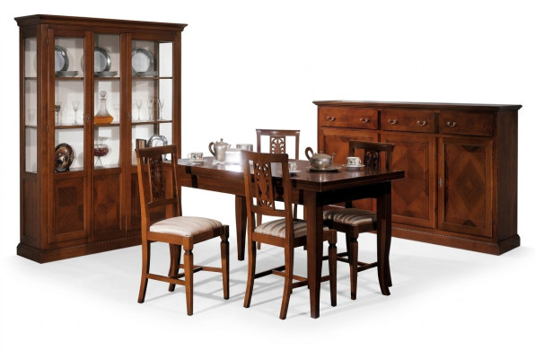 Mobilier design Ameublement Tables Table en bois massif Nouvelle table à manger de luxe Italienne
