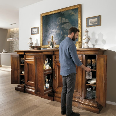 Meubles d'Italie Mobilier Buffet Commode Classique Armoire en bois massif