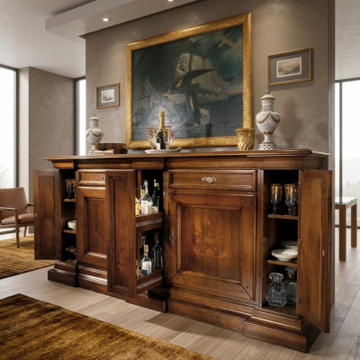 Meubles d'Italie Mobilier Buffet Commode Classique Armoire en bois massif