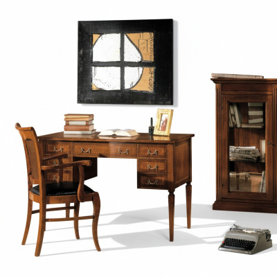 Meubles Bureau Bois massif Tables Meubles italiens Table de bureau Mobilier neuf