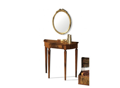 Style de meubles Art Déco Table console Miroir en bois Tables consoles italiennes 2 pièces