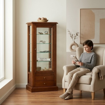 Salon Meubles Buffet En Bois Massif Vitrines En Verre Armoire En Bois Massif Vitrine