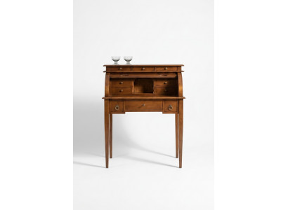 Table de travail Secrétaire Mobilier de bureau Bois Secrétaire en bois massif Table de bureau Bureau Brun