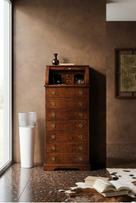 Commode Armoire en bois Buffet Armoires Commodes en bois massif Tiroirs de salon