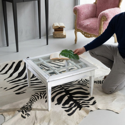 Table classique Table basse Tables de canapé Meubles Salon Tables basses Blanches