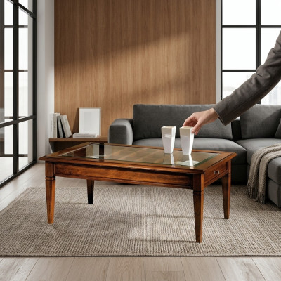 Table basse en bois Table d'appoint en bois Table d'appoint Table de salon Tables basses