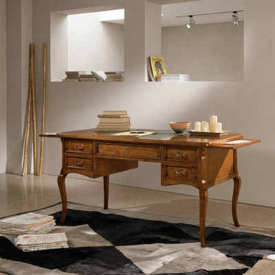 Tables En bois massif Table Secrétaire Italien Bureau Antique Anglais