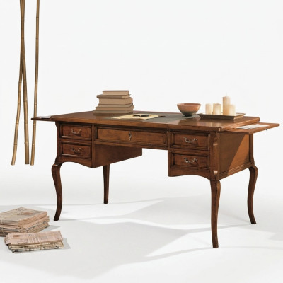 Tables En bois massif Table Secrétaire Italien Bureau Antique Anglais