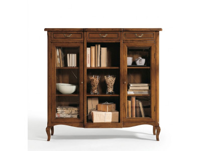 Étagère à livres Buffet Classique Meubles Étagères Bois Salon Vitrine Armoire